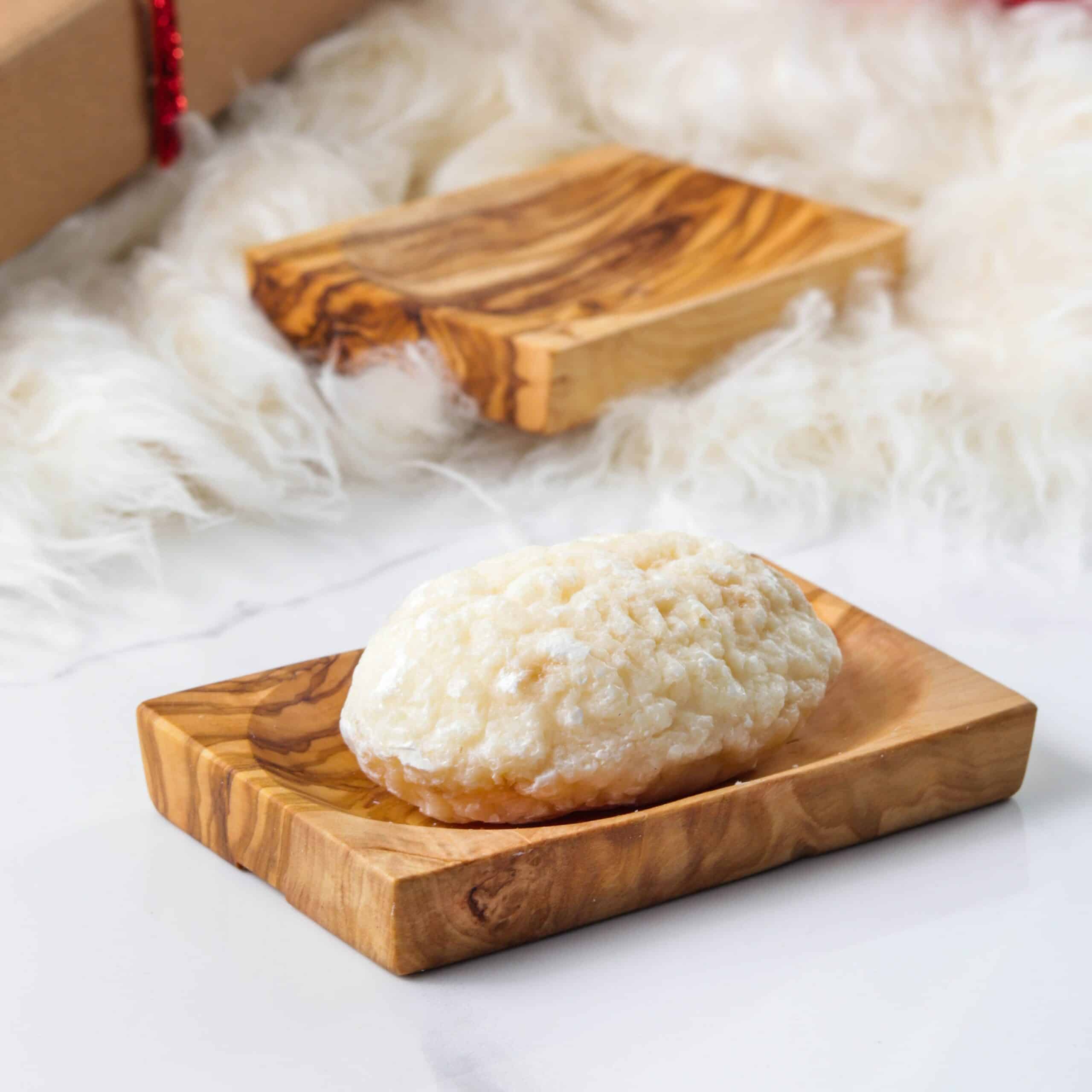 Set of 3 Wood Soap Dish handmade from Tunisian Olive Wood/Wooden Soap Saver/Wooden Soap Holder (US FAST Shipping +Free ArtisRaw Wood Beeswax